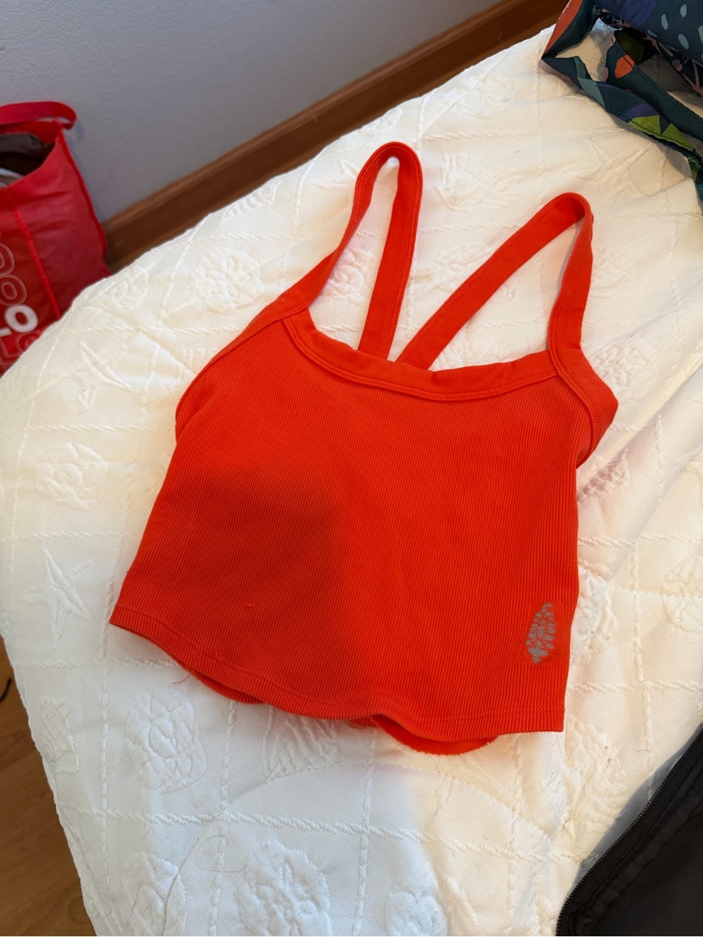 FREE PEOPLE RED TOP - Picture 2 of 8